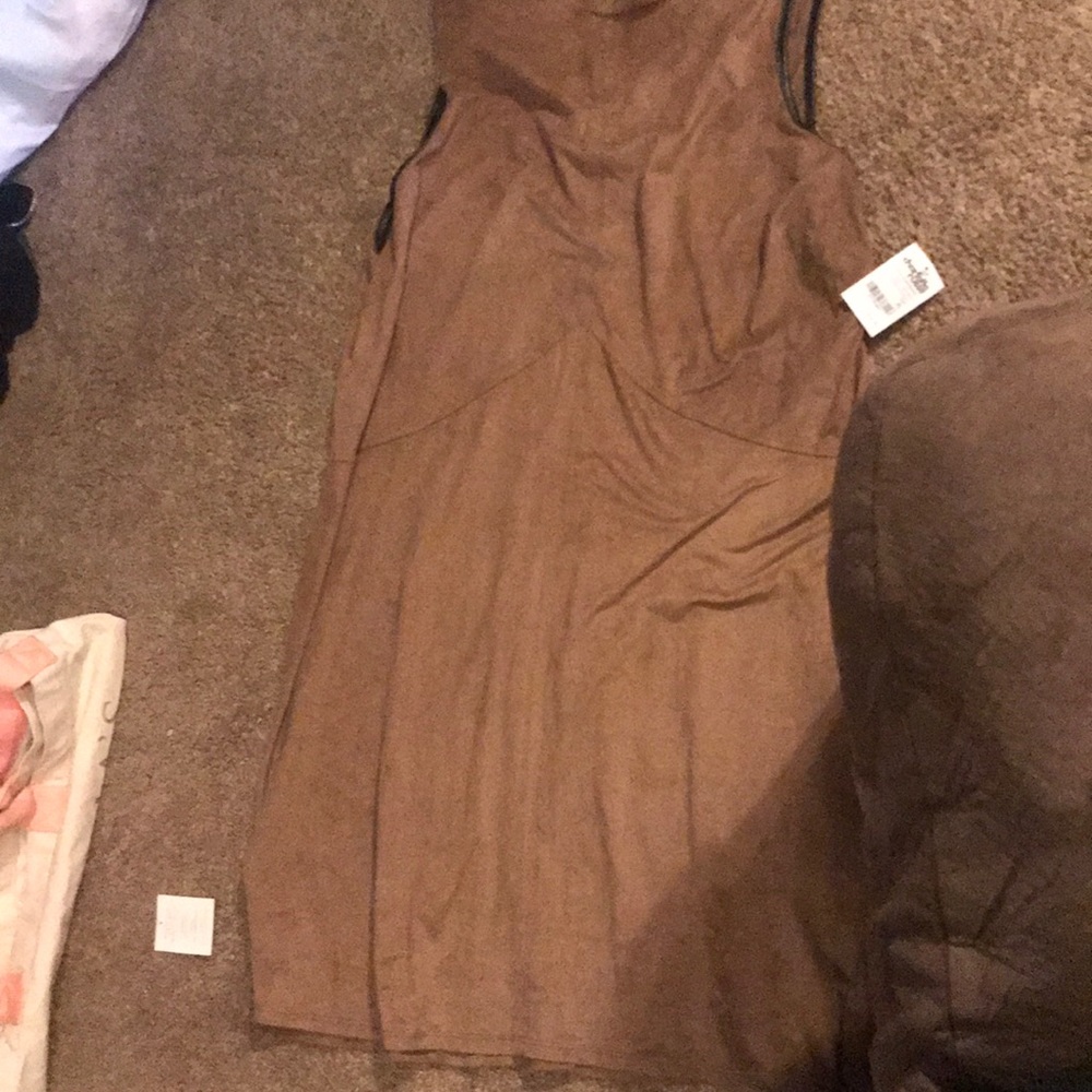 Charlotte Russe Suede Dress XL
